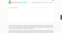 Desktop Screenshot of dhanuka.com